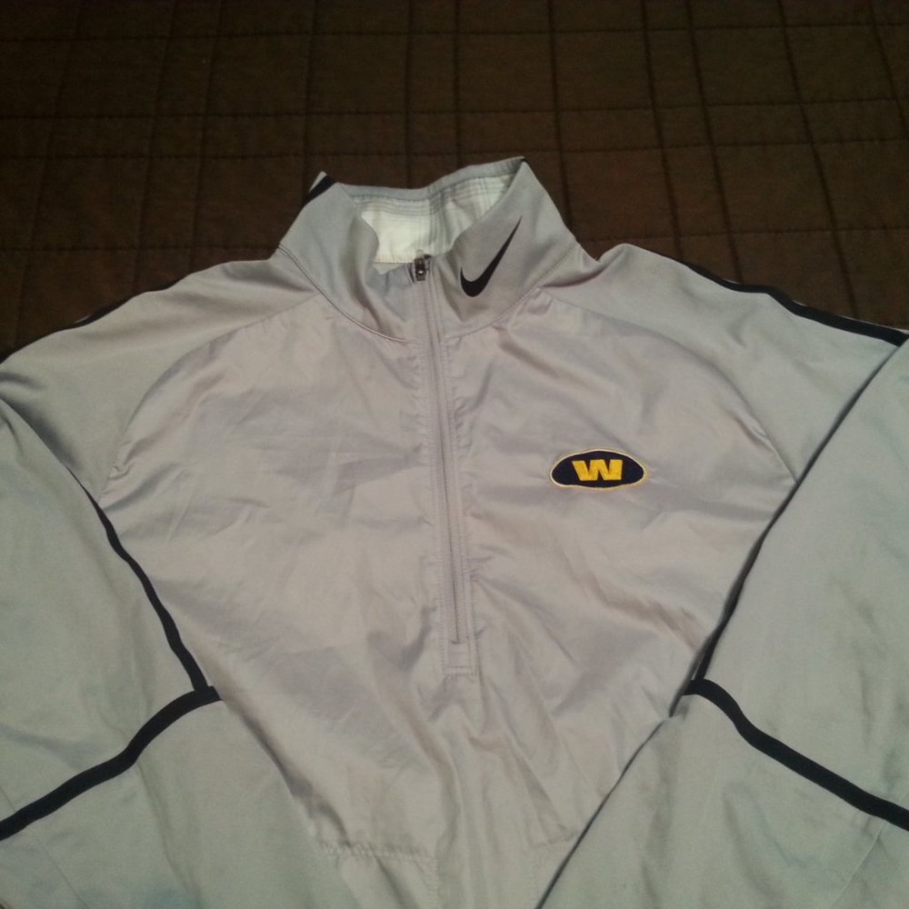 Nike Jacket. Windbreaker 1/4-1/2 zip--.Washington, Wyoming, Wichita - Picture 3 of 7